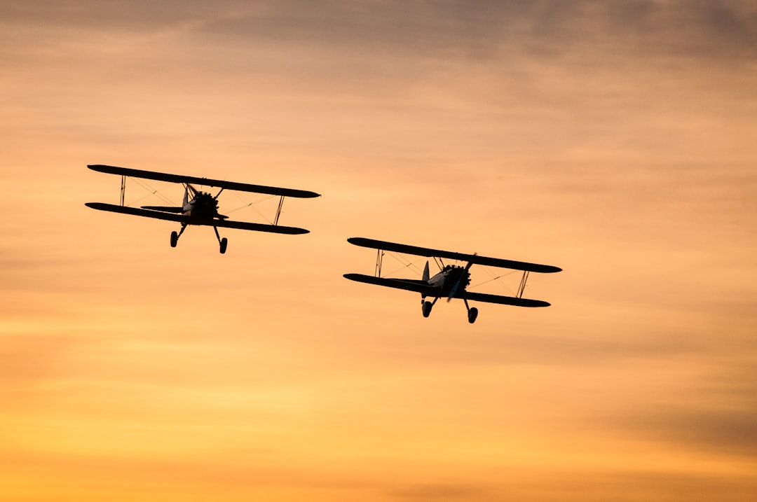 Photo Airplane flying